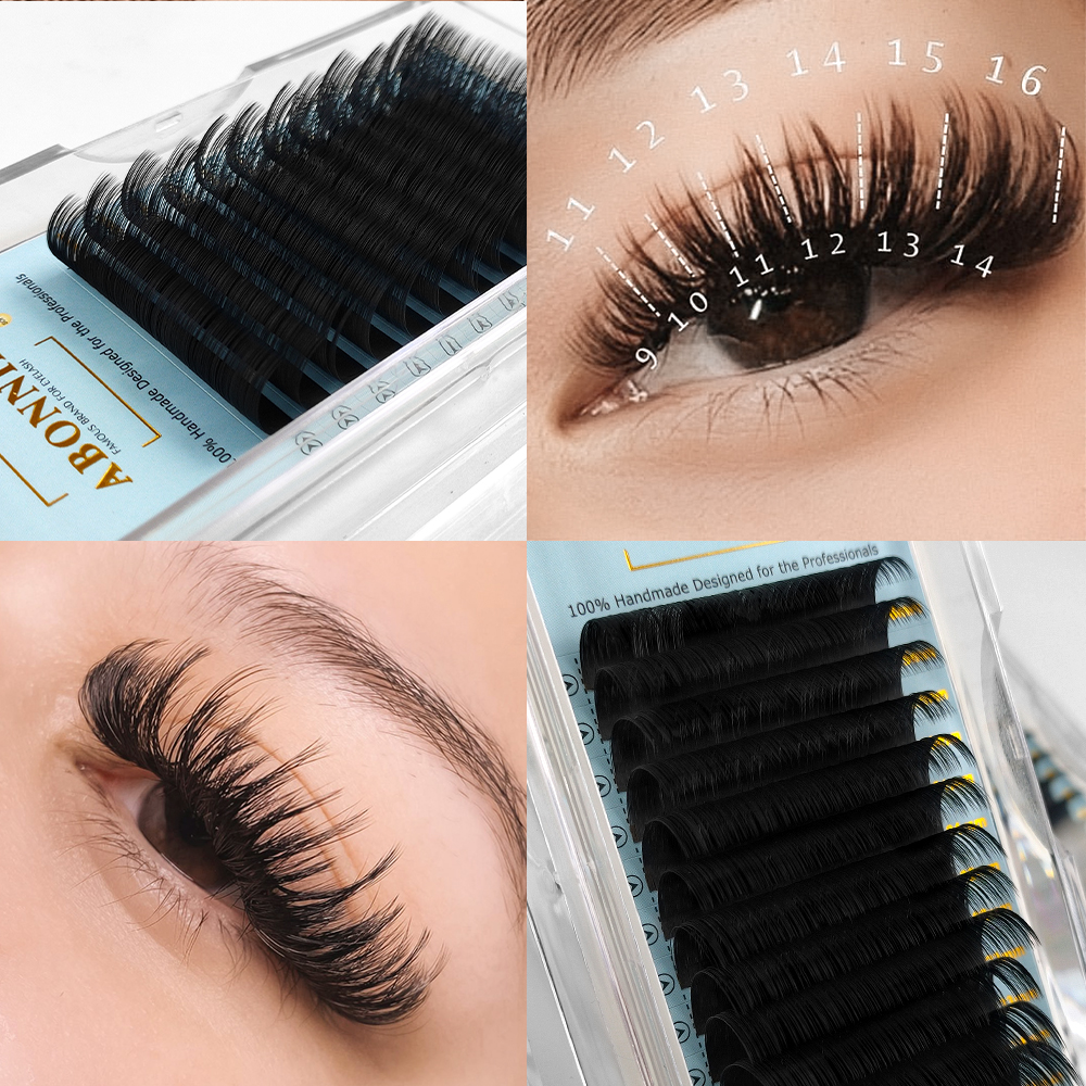 Eyelash Extension Japan - Abonnie Cashmere Classic Eyelashes Matte Black
