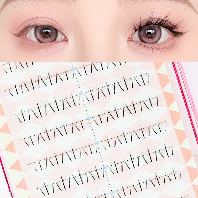 80pcs/set Segmented Lower Eyel - Eyelash Extension Japan 评论和价格