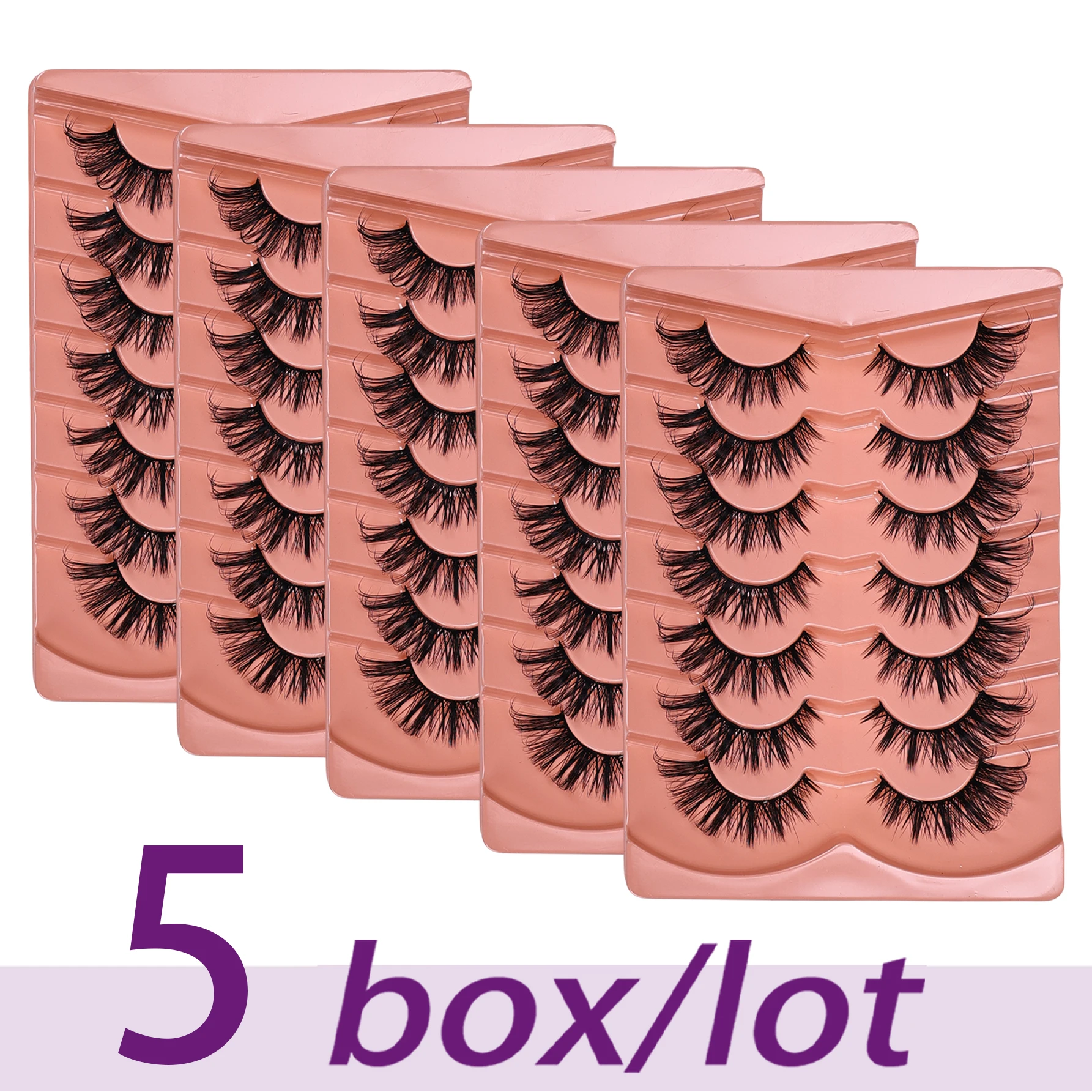21Pairs/35Pairs Cat Eye False  - Eyelash Extension Cat Eye Wispy 评论和价格