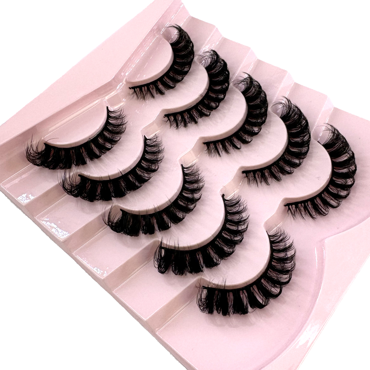 HBZGTLAD 3D natural cat eye fl - Eyelash Extension Cat Eye Wispy 评论和价格