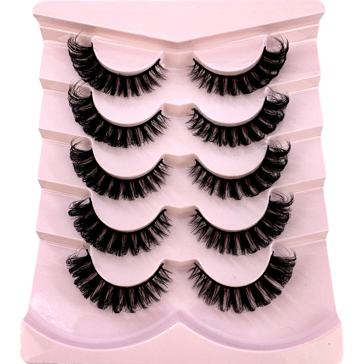 HBZGTLAD 3D natural cat eye fl - Eyelash Extension Cat Eye Wispy 评论和价格