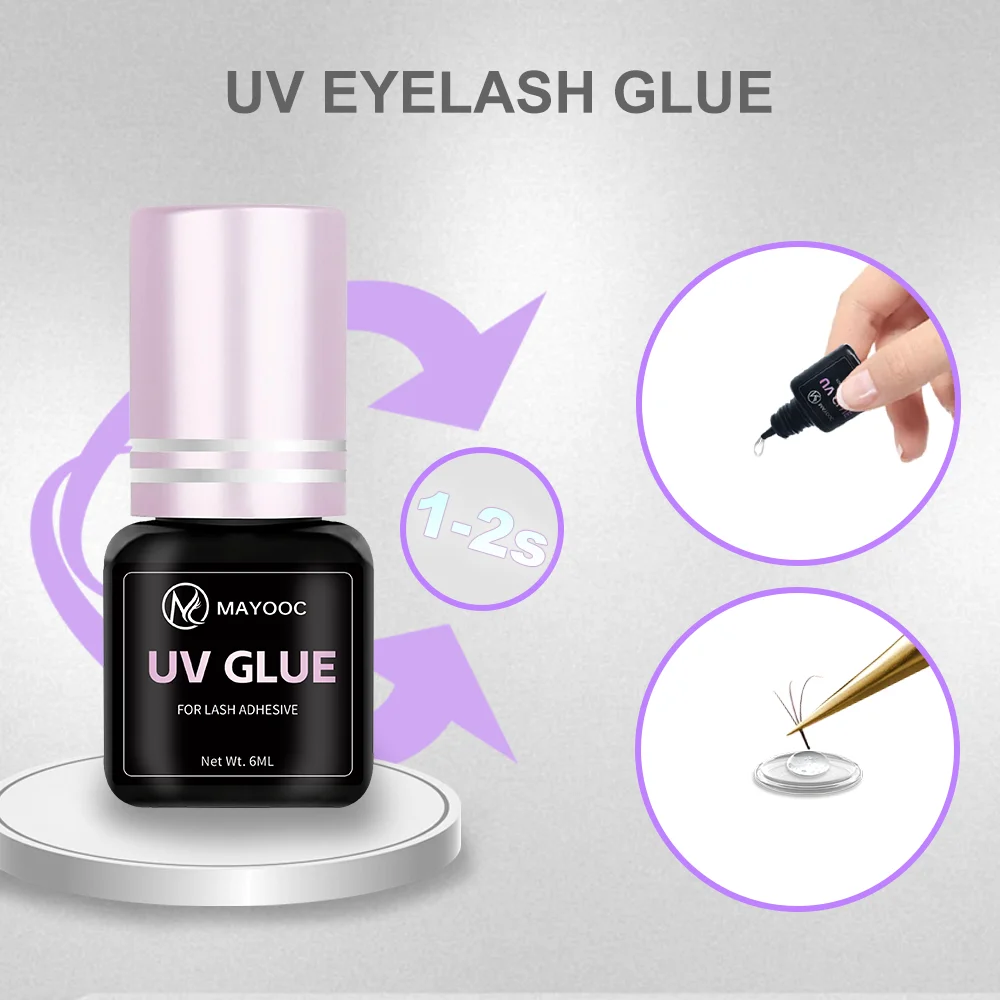 MAYOOC Fast Drying 0.1S UV Eye - Eyelash Extension Uv 评论和价格