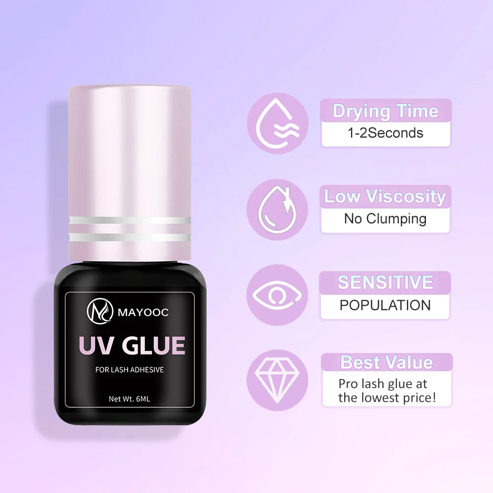 MAYOOC Fast Drying 0.1S UV Eye - Eyelash Extension Uv 评论和价格