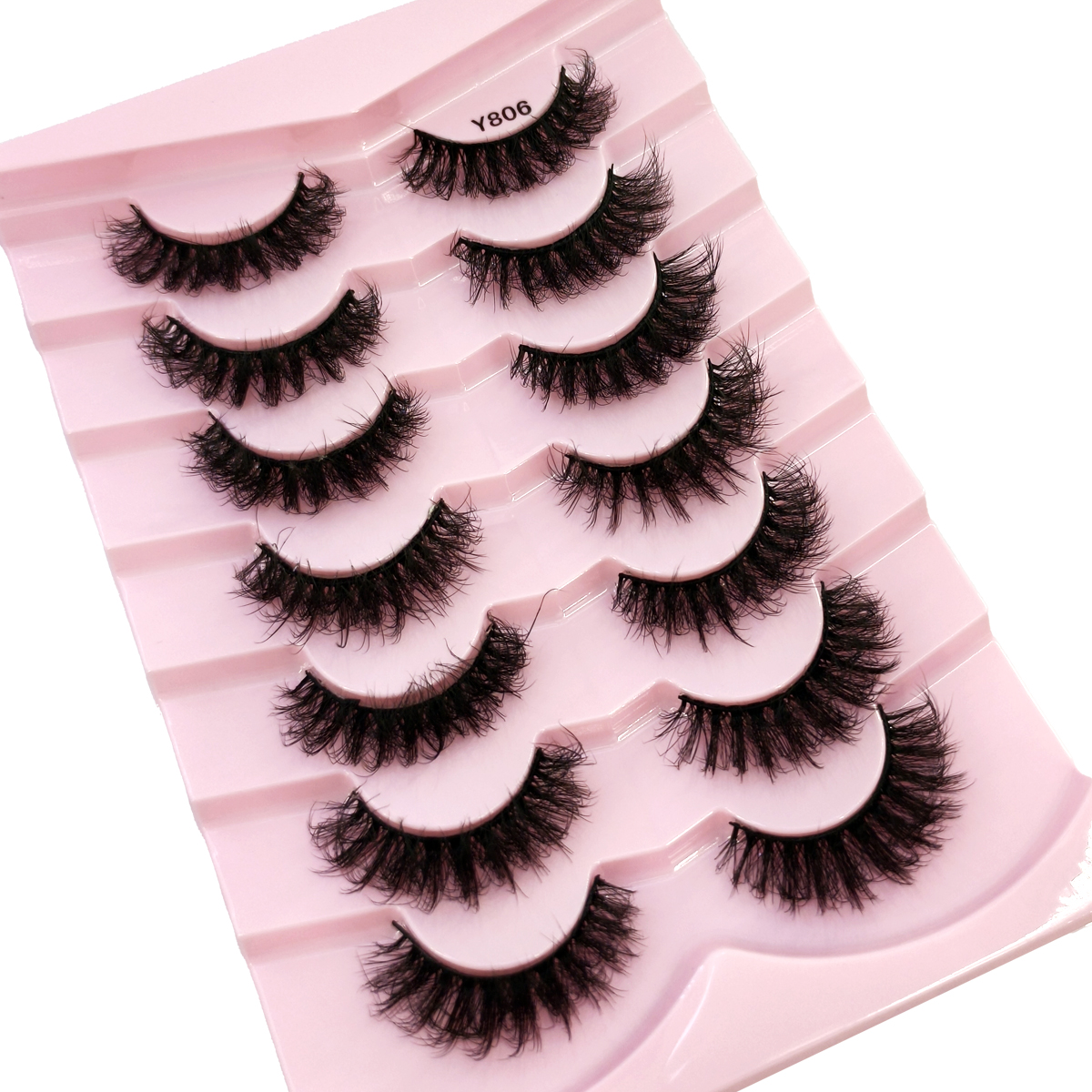 HBZGTLAD Fluffy Wispy Lashes N - Eyelash Extension Cat Eye Wispy 评论和价格