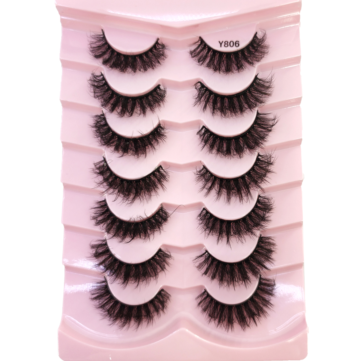 Cat Eye Eyelashes 3D Natural F - Eyelash Extension Cat Eye Wispy 评论和价格