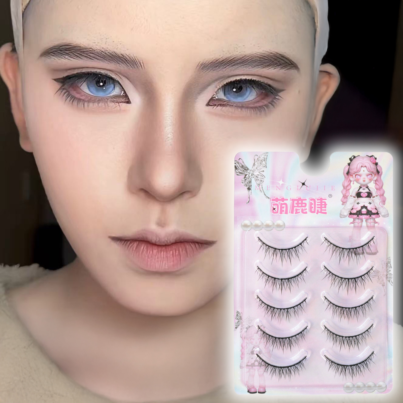 Strips False Eyelashes Full St - Eyelash Extension Anime 评论和价格