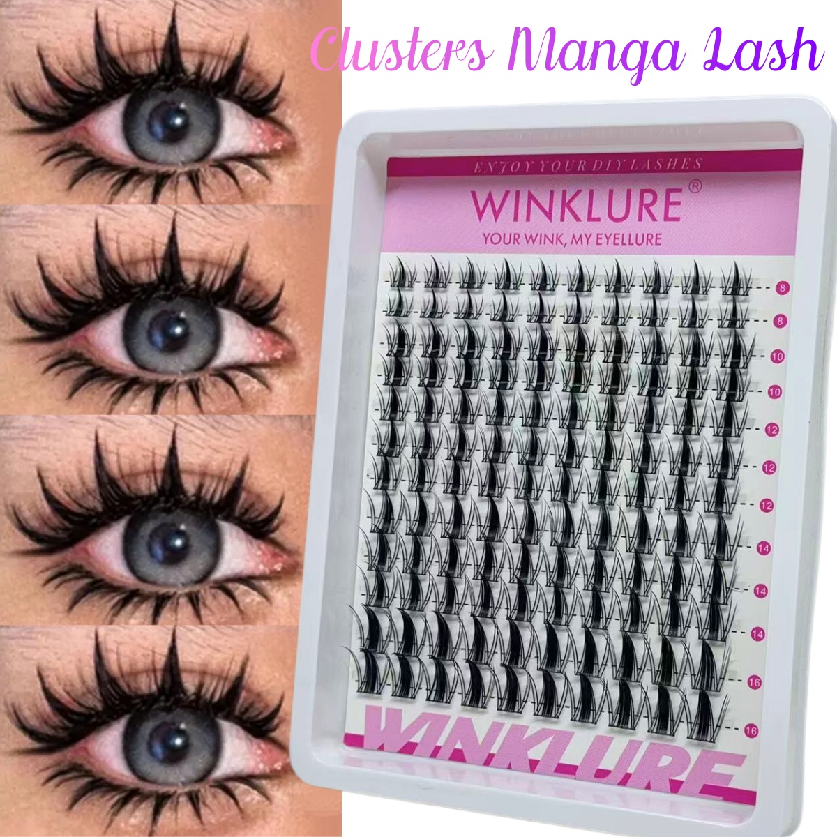 WINKLURE Manga Lash Clusters K - Eyelash Extension Anime 评论和价格