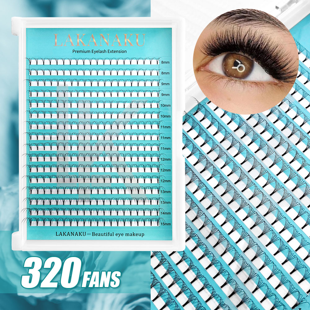 Lakanaku 320 Fans Premade Volu - Eyelash Extension Japan 评论和价格