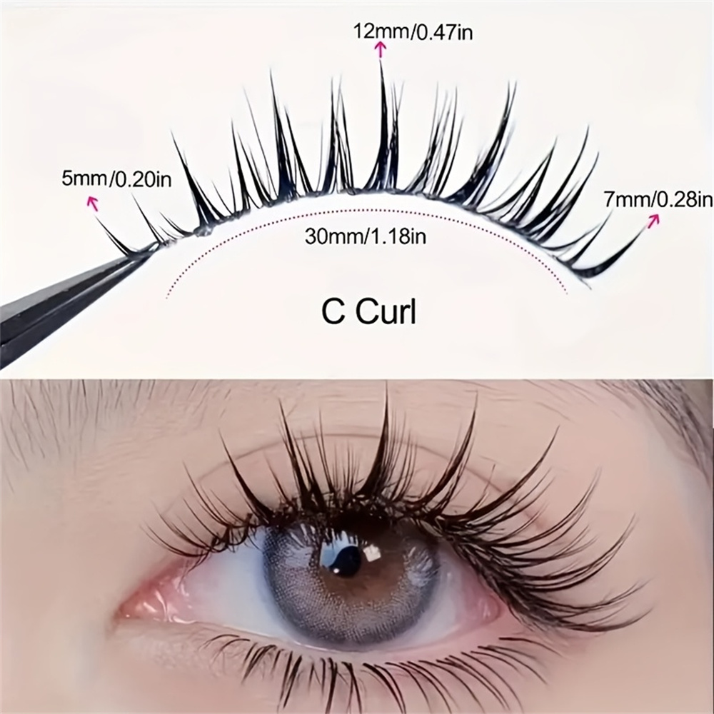 5 pairs of wet comic eyelashes - Eyelash Extension Japan 评论和价格