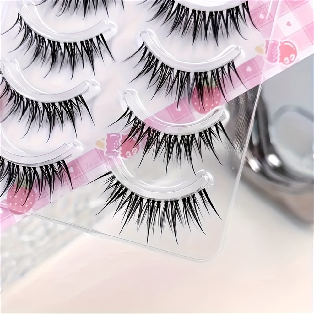5 pairs of wet comic eyelashes - Eyelash Extension Japan 评论和价格