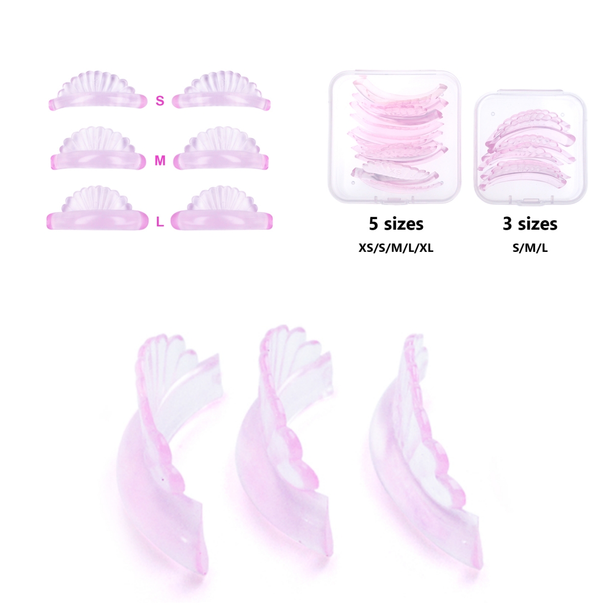 3Pairs or 5Pairs  Lash Lift Si - Eyelash Extension Or Lash Lift 评论和价格