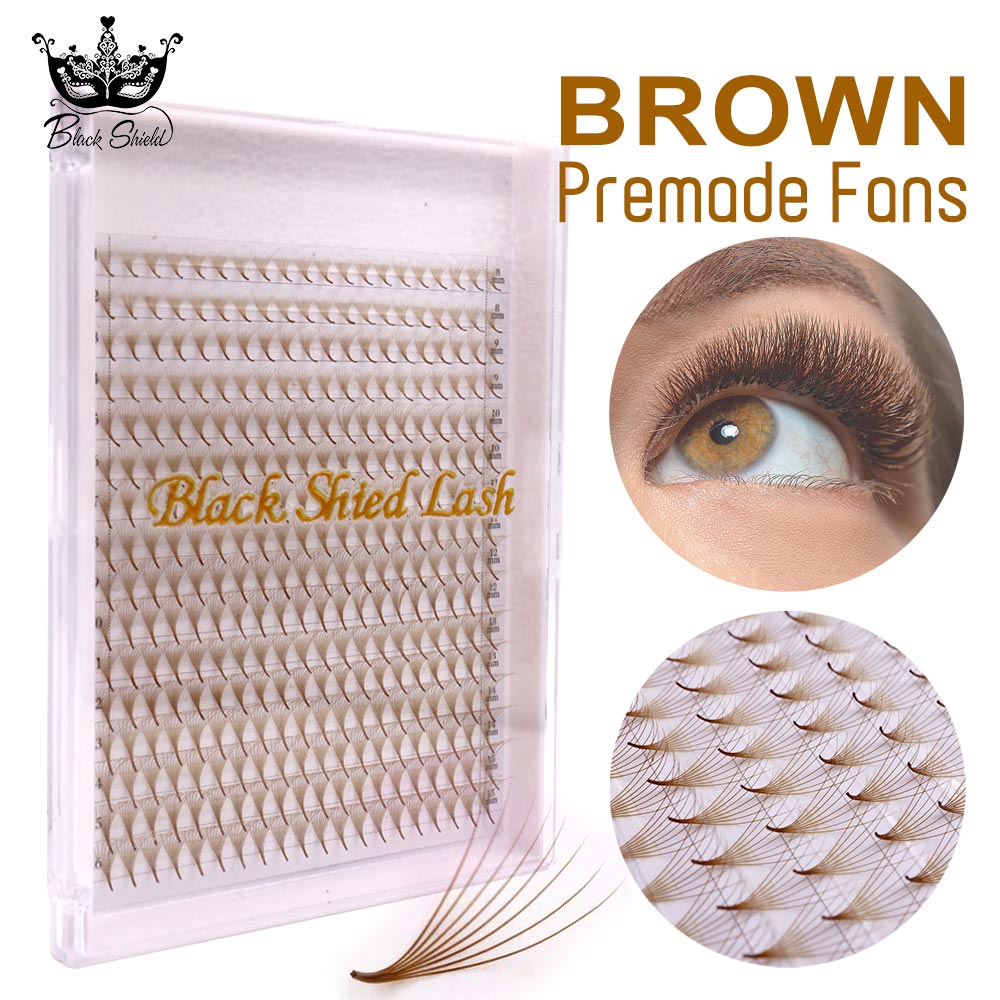320 Colored Pointy Base Brown  - Eyelash Extension Review 评论和价格