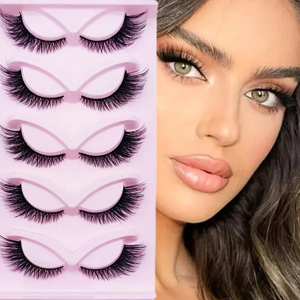 5 Pairs Cat Eye Lashes Wispy F - Eyelash Extension Cat Eye Wispy 评论和价格