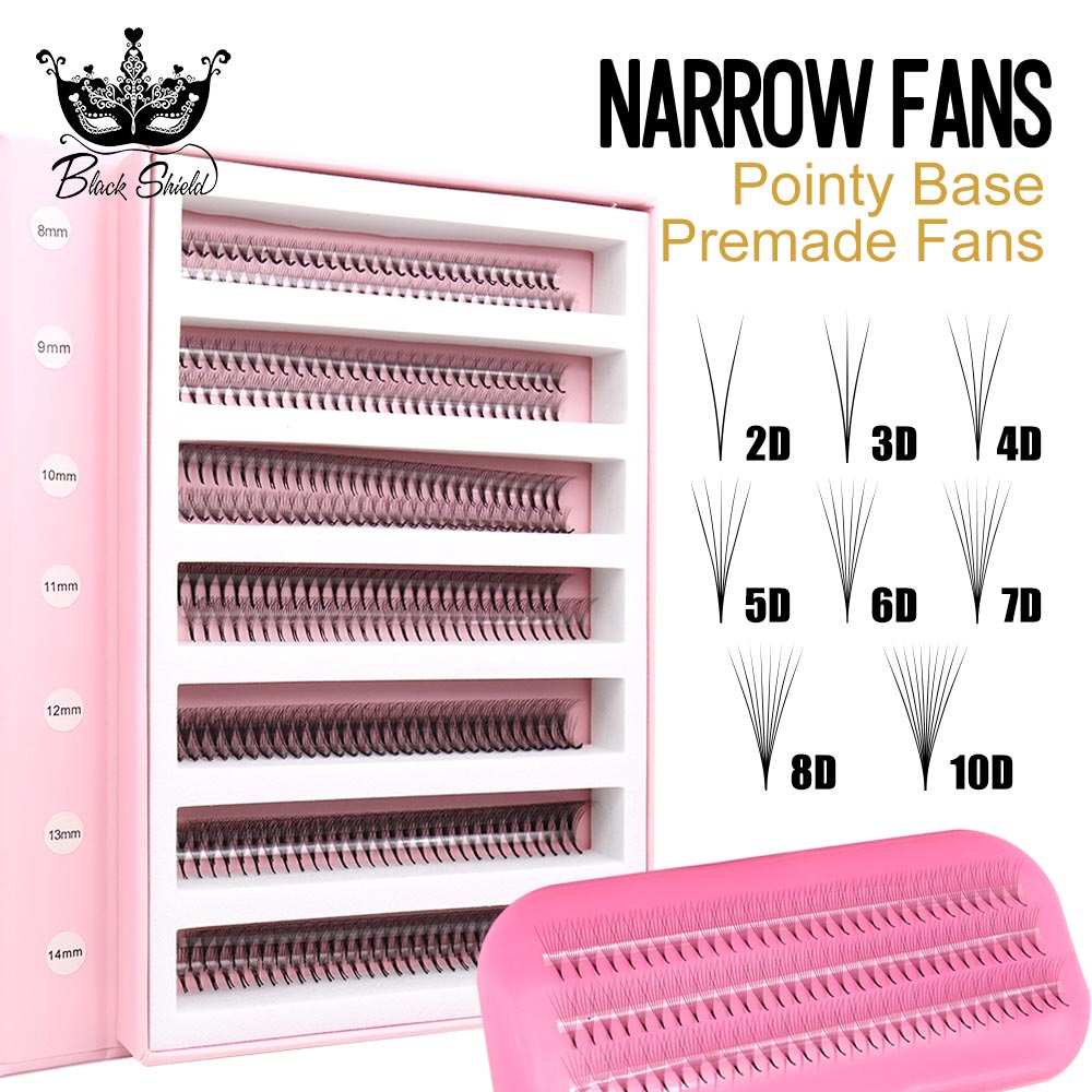 1000Fans Mix Thin Root Narrow  - Eyelash Extension Japan 评论和价格