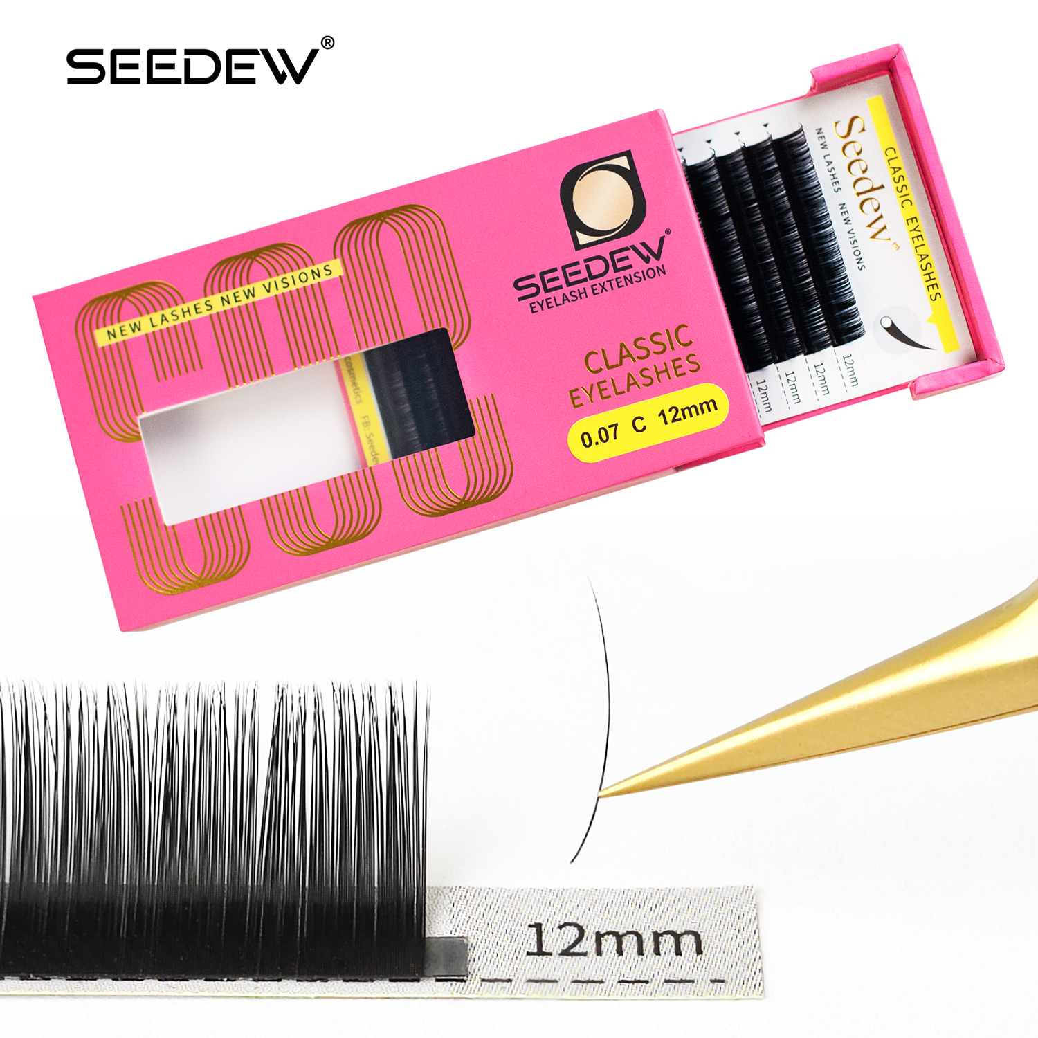 SEEDEW 0.07/0.05/0.15mm B/C/D/ - Eyelash Extension Anime 评论和价格