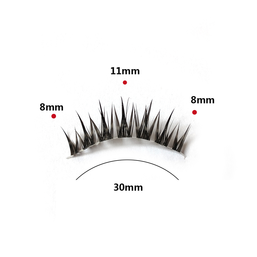 5 Pairs Natural Cat Eye False  - Eyelash Extension Cat Eye Wispy 评论和价格