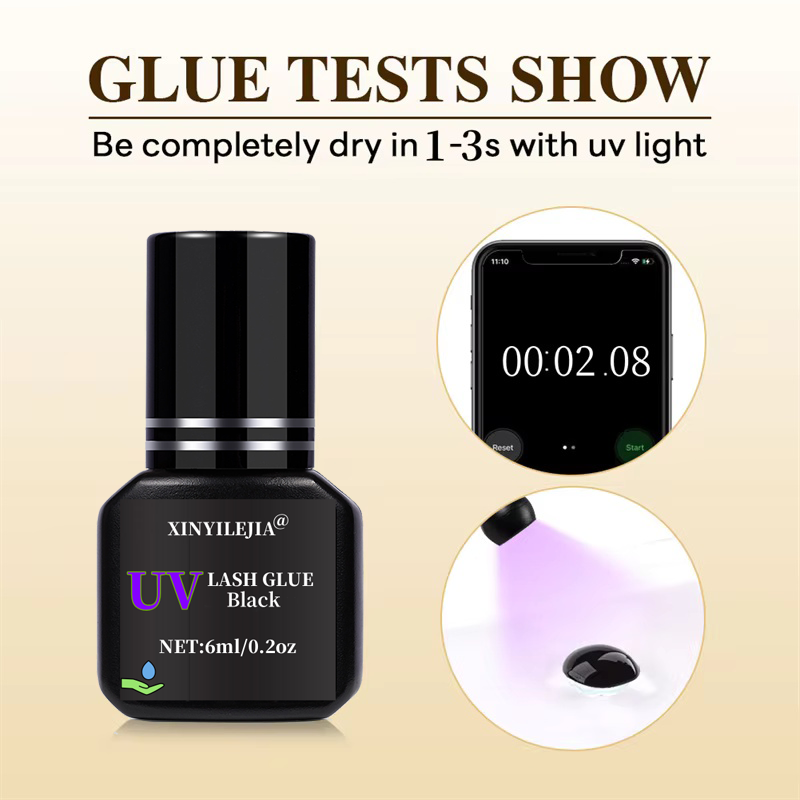 NEW UV Lashes Glue 6ml For Eye - Eyelash Extension Uv 评论和价格