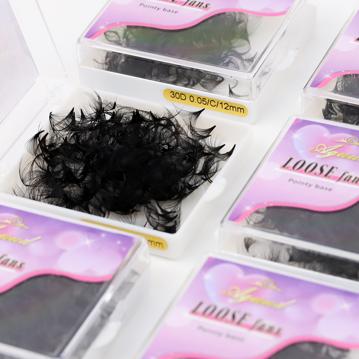 AGUUD 30D 40D Cluster Loose Fa - Eyelash Extension Review 评论和价格