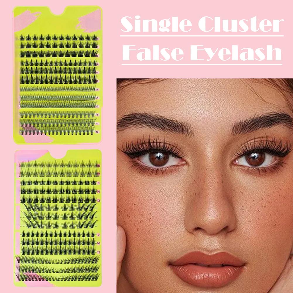 Natural Cluster False Eyelashe - Eyelash Extension Cat Eye Wispy 评论和价格