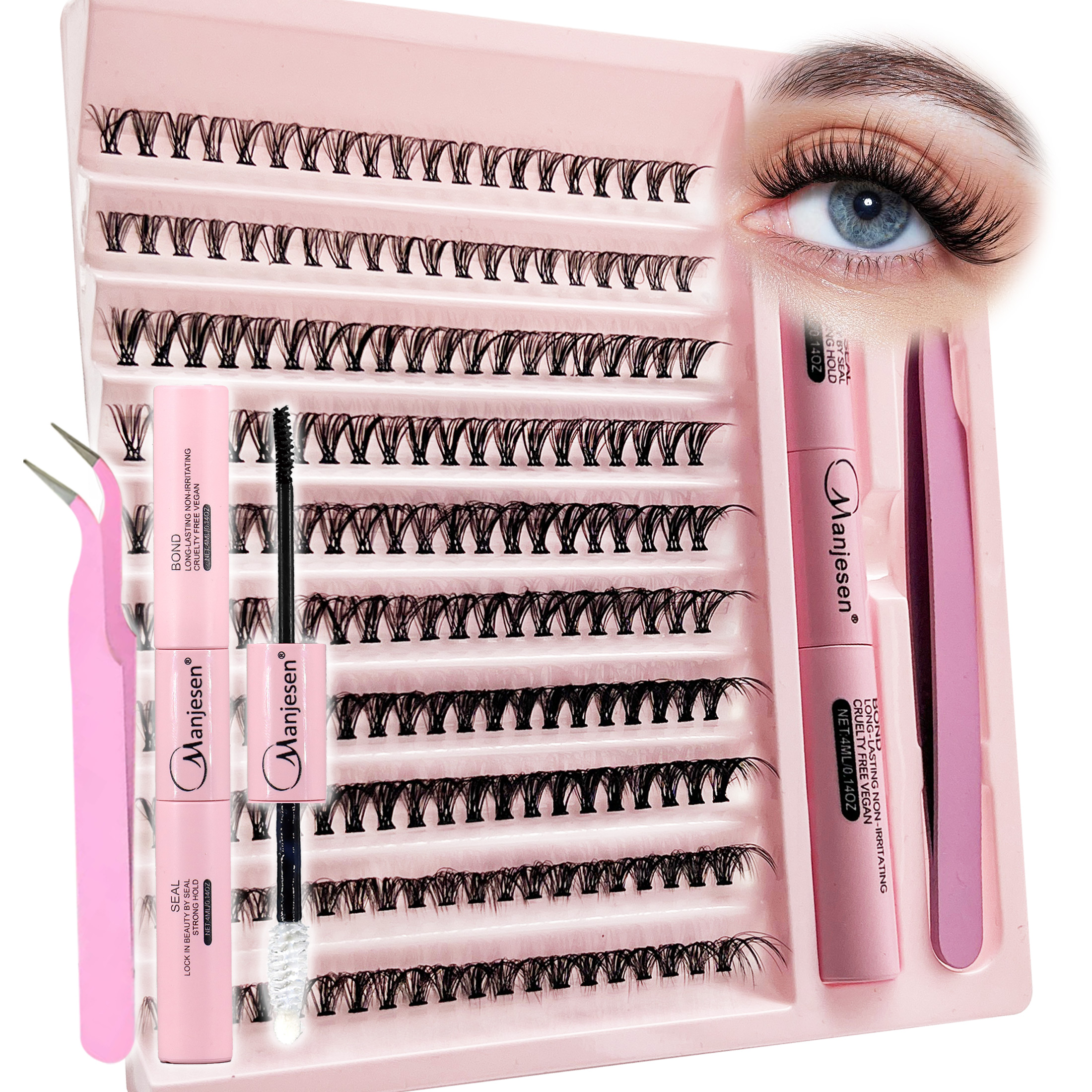DIY Lashes Extension Kit Eyela - Eyelash Extension Review 评论和价格