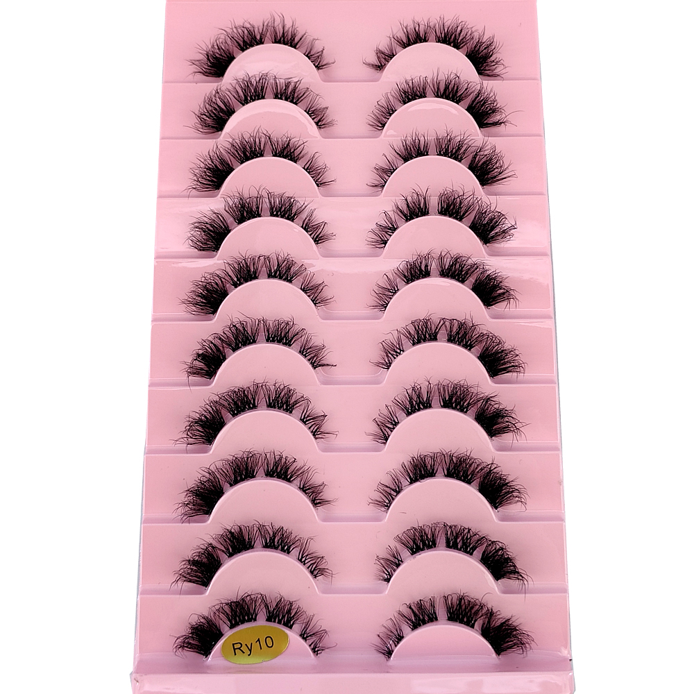 Invisible Band Segmented Lashe - Eyelash Extension Cat Eye Wispy 评论和价格