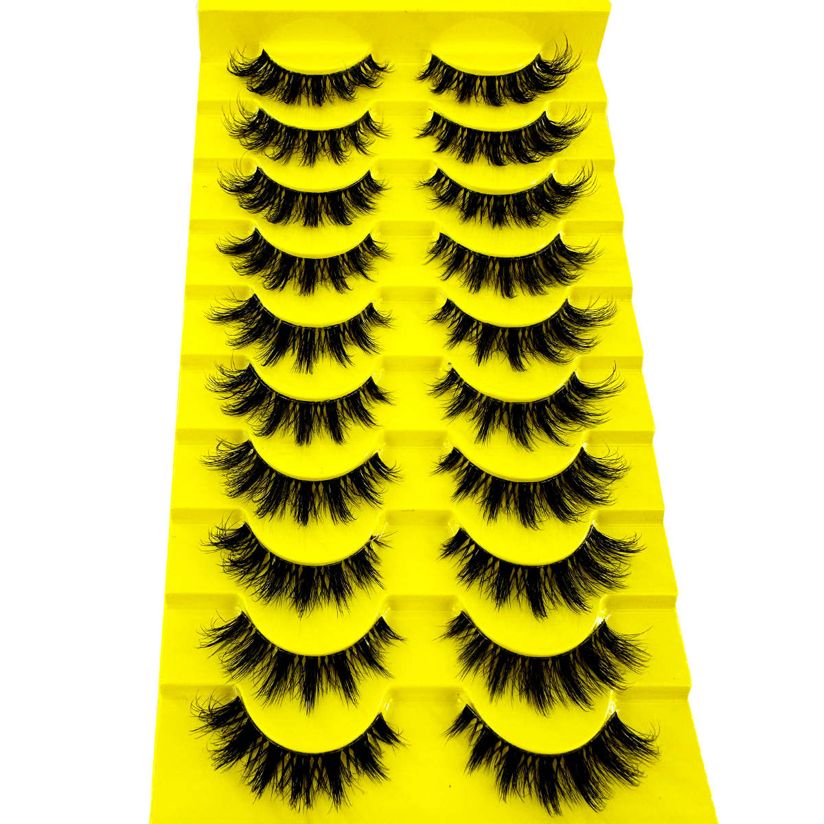 10 Pairs Cat Eye Lashes Natura - Eyelash Extension Cat Eye Wispy 评论和价格