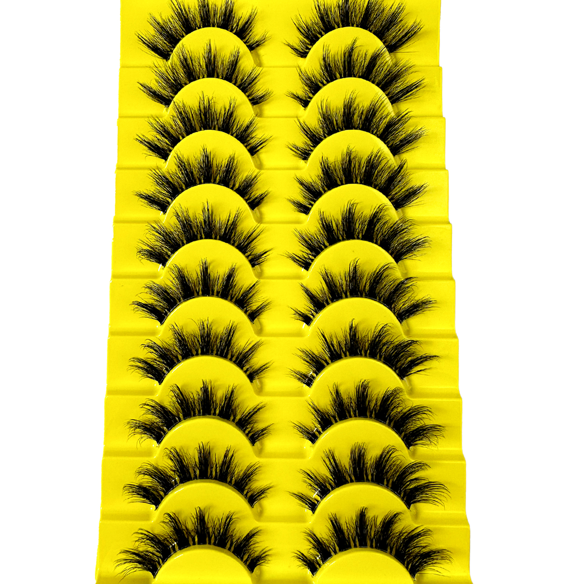 10 Pairs Cat Eye Lashes Natura - Eyelash Extension Cat Eye Wispy 评论和价格