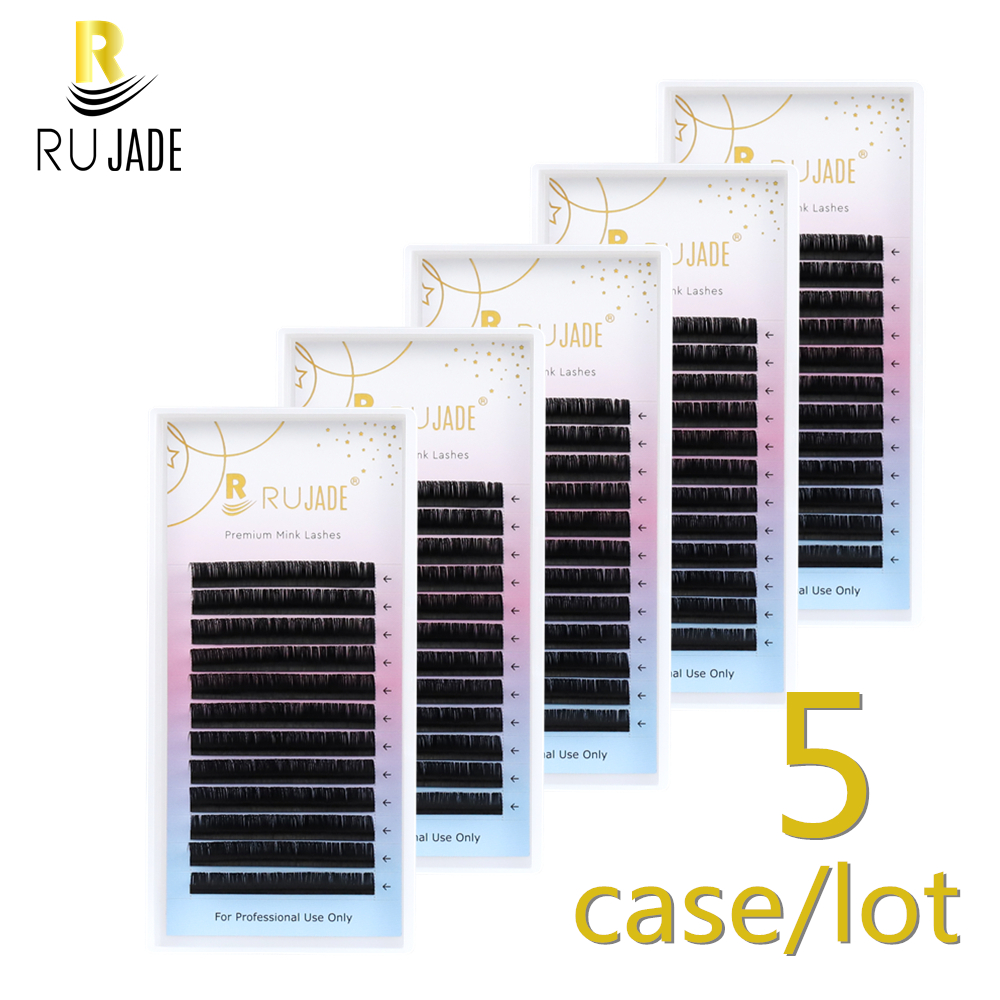 RUJADE 5 Cases/Lot False Eyela - Eyelash Extension Review 评论和价格