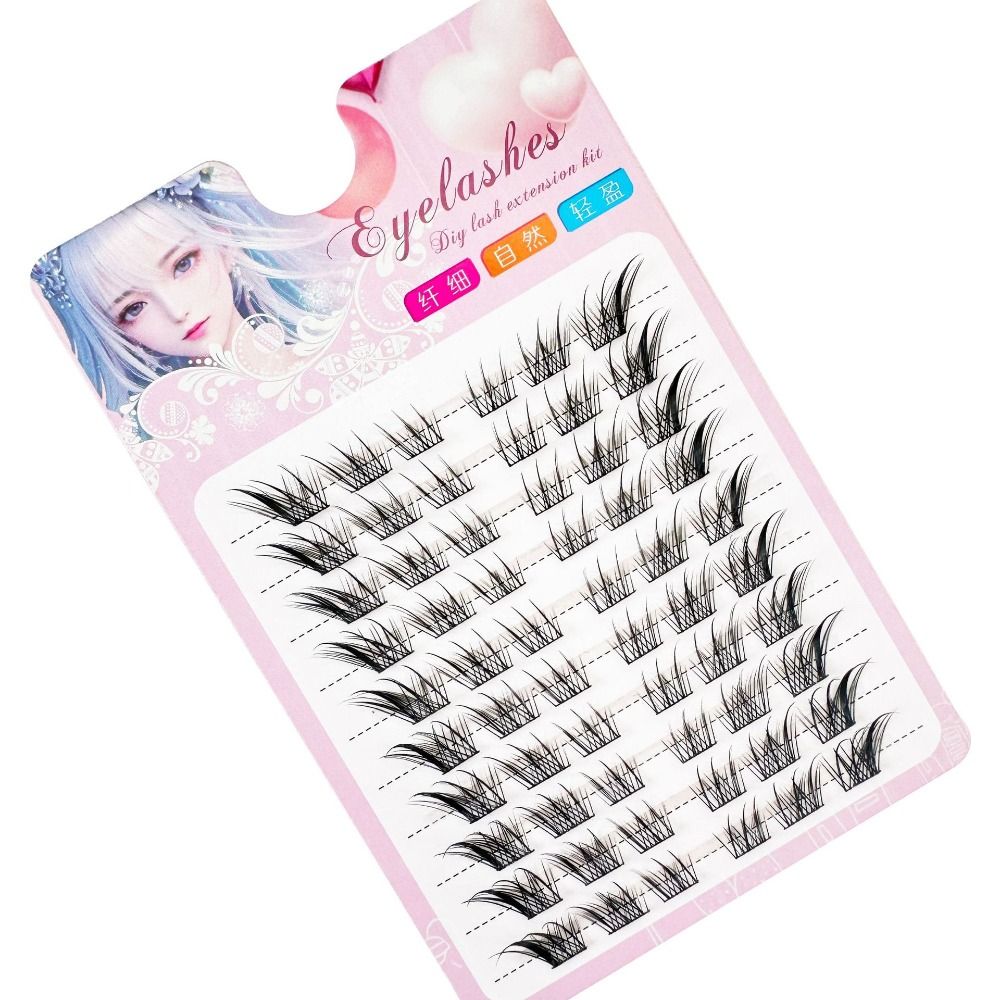 3D Cat Eye Clusters Lashes Man - Eyelash Extension Cat Eye Wispy 评论和价格